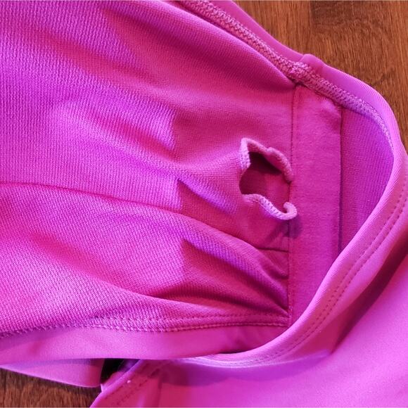 Time and Tru NWT swim suit magenta and floral removable pads mid rise bikini 3X - Picture 7 of 14